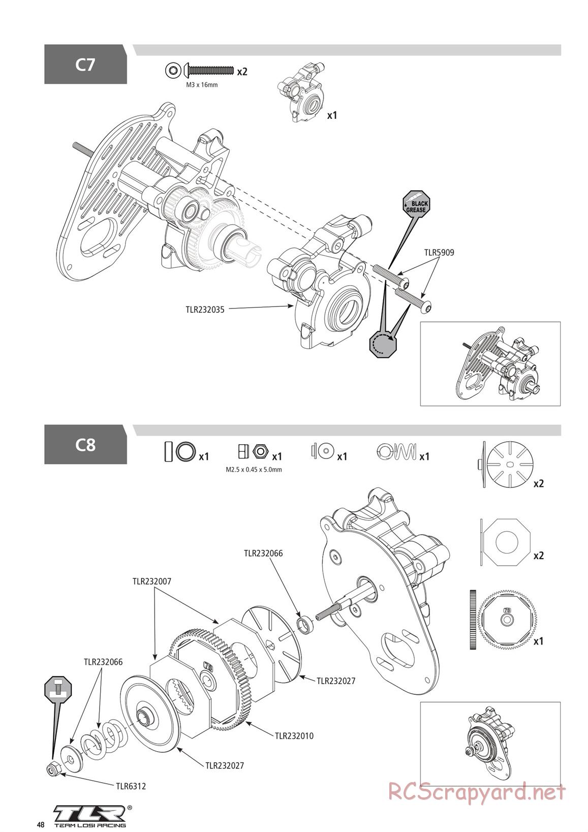 Team Losi - TLR 22 4.0 Race - Manual - Page 48