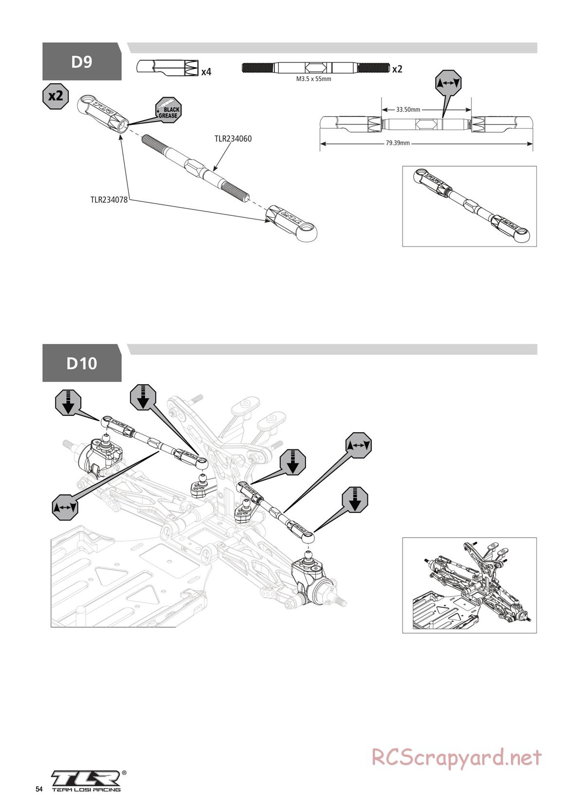 Team Losi - TLR 22 4.0 Race - Manual - Page 54