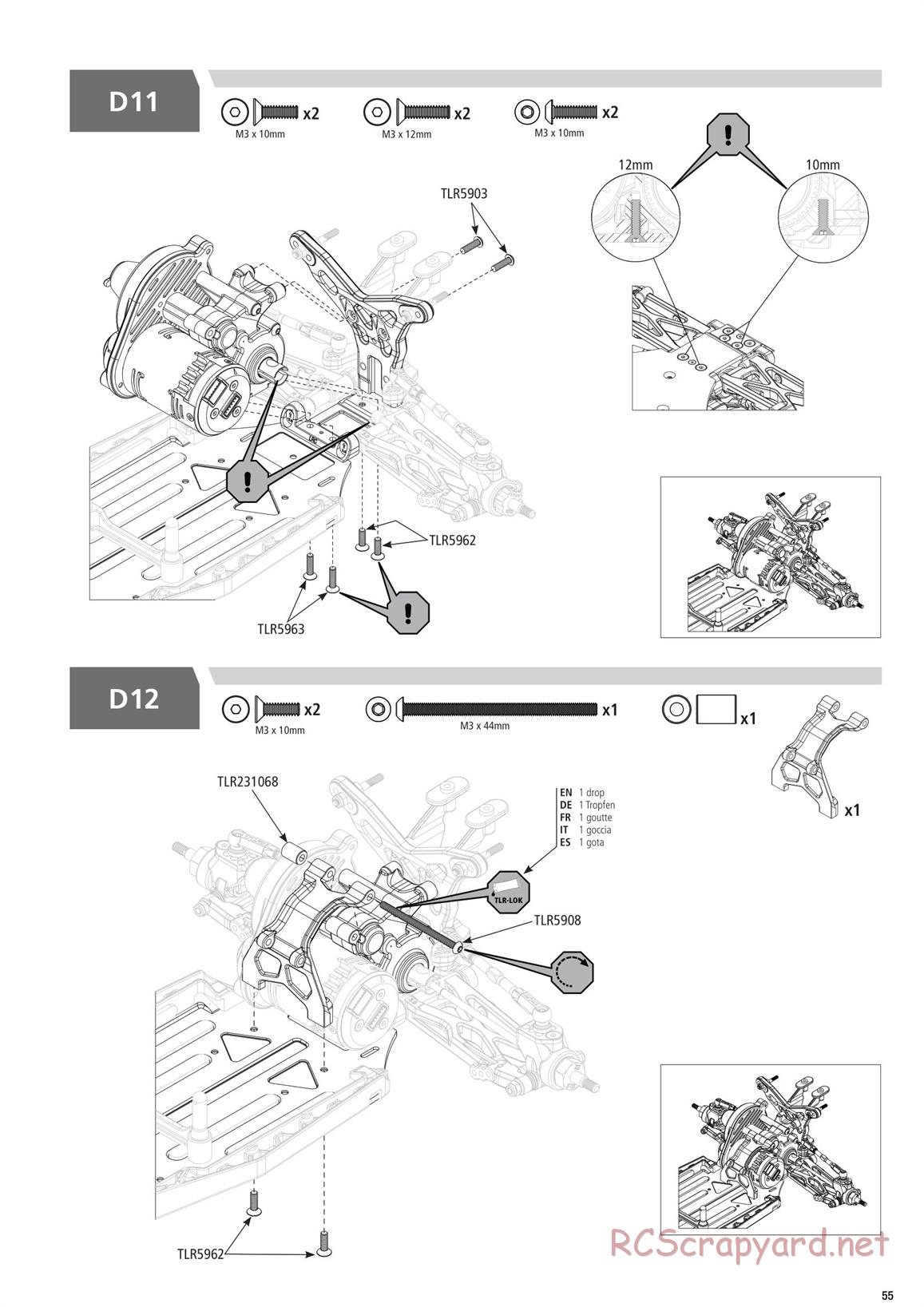 Team Losi - TLR 22 4.0 Race - Manual - Page 55