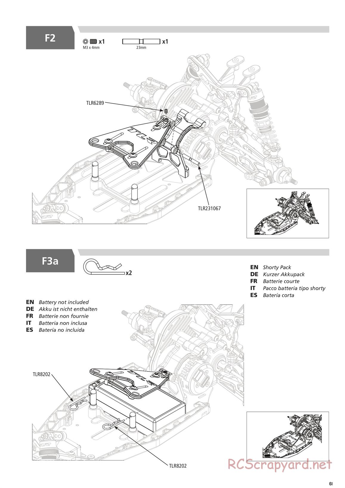 Team Losi - TLR 22 4.0 Race - Manual - Page 61