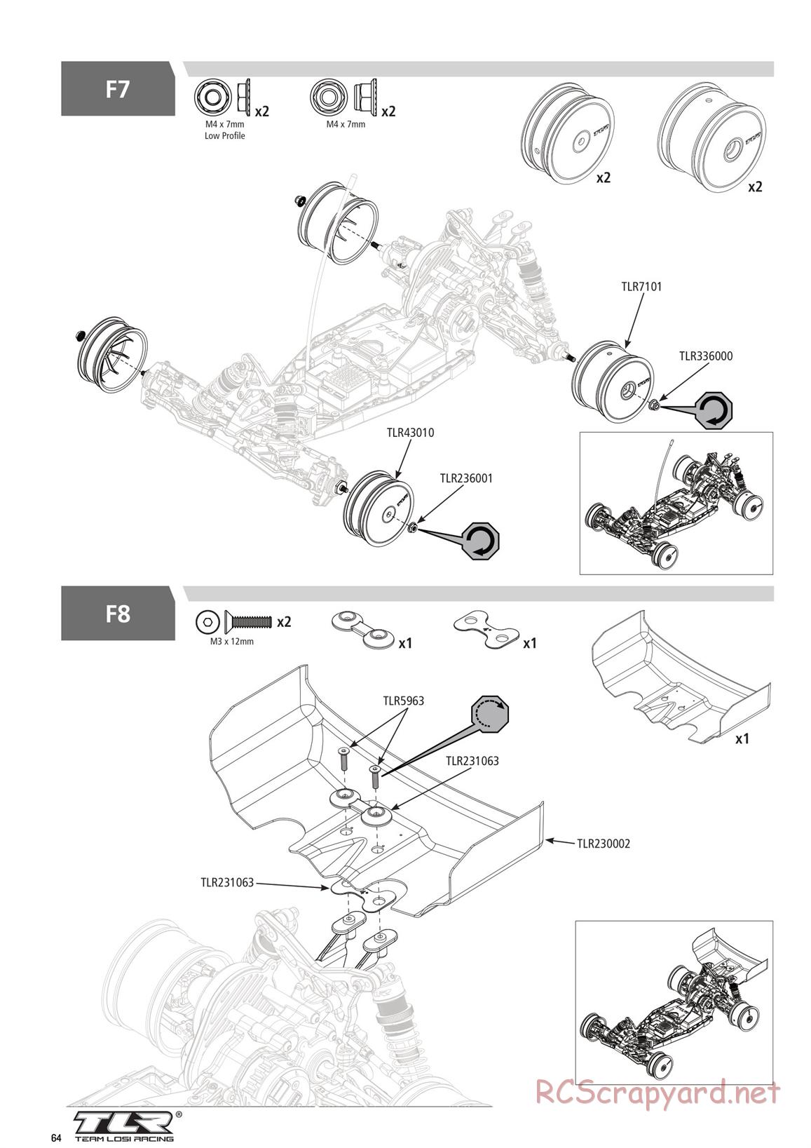 Team Losi - TLR 22 4.0 Race - Manual - Page 64