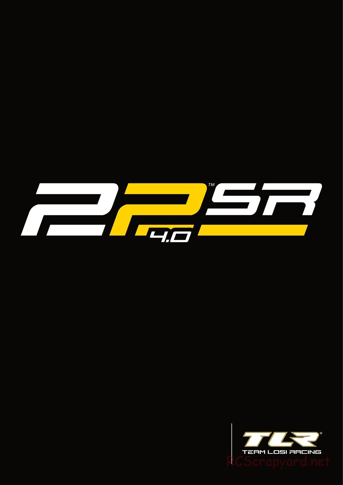 Team Losi - TLR 22 4.0 SR Race Spec - Manual - Page 1