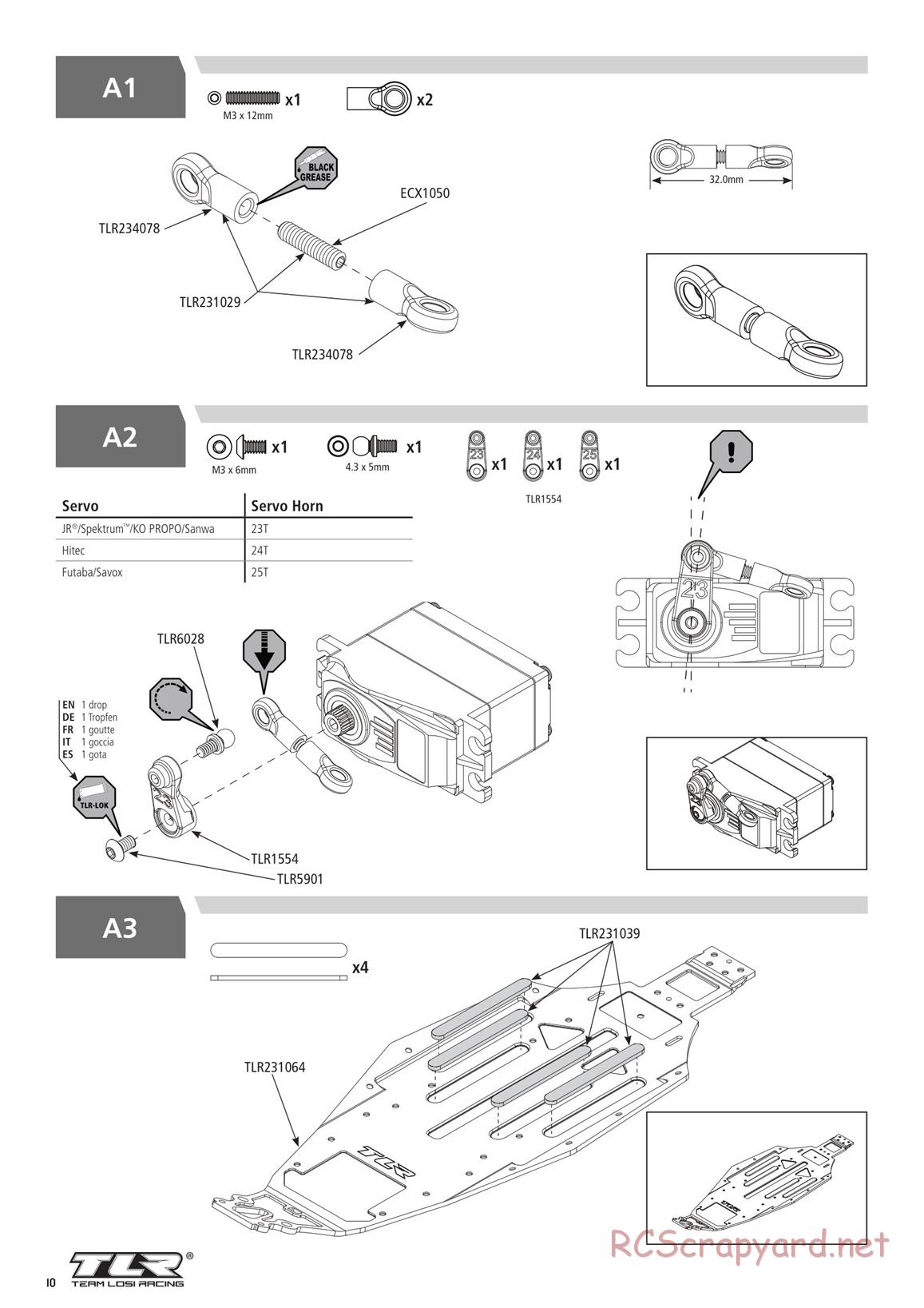 Team Losi - TLR 22 4.0 SR Race Spec - Manual - Page 10