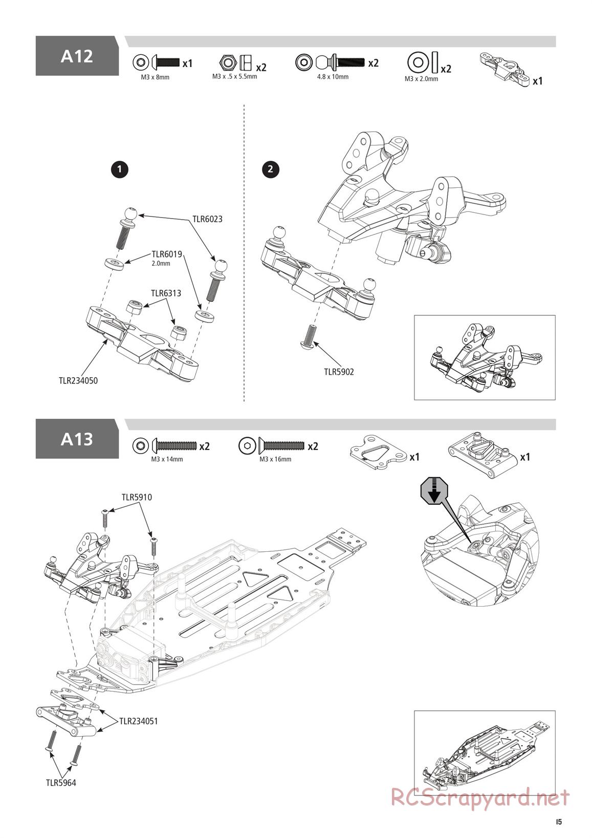Team Losi - TLR 22 4.0 SR Race Spec - Manual - Page 15