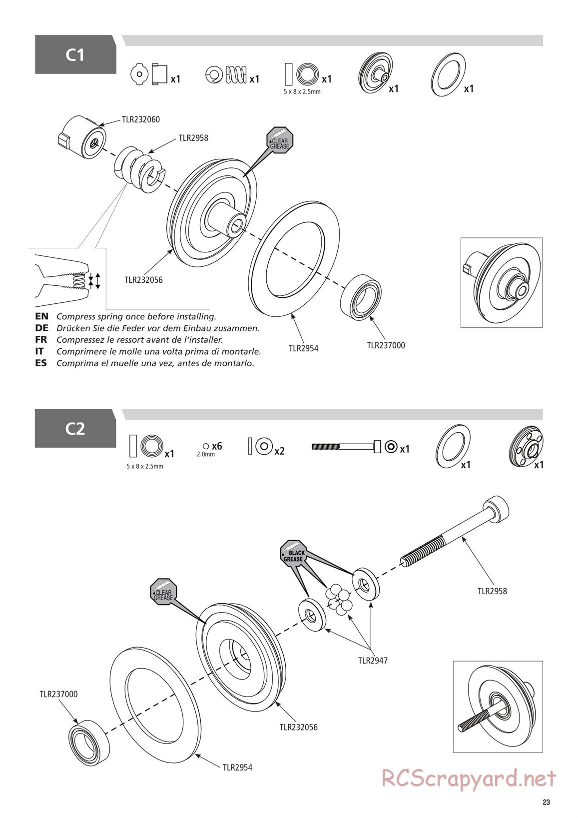 Team Losi - TLR 22 4.0 SR Race Spec - Manual - Page 23