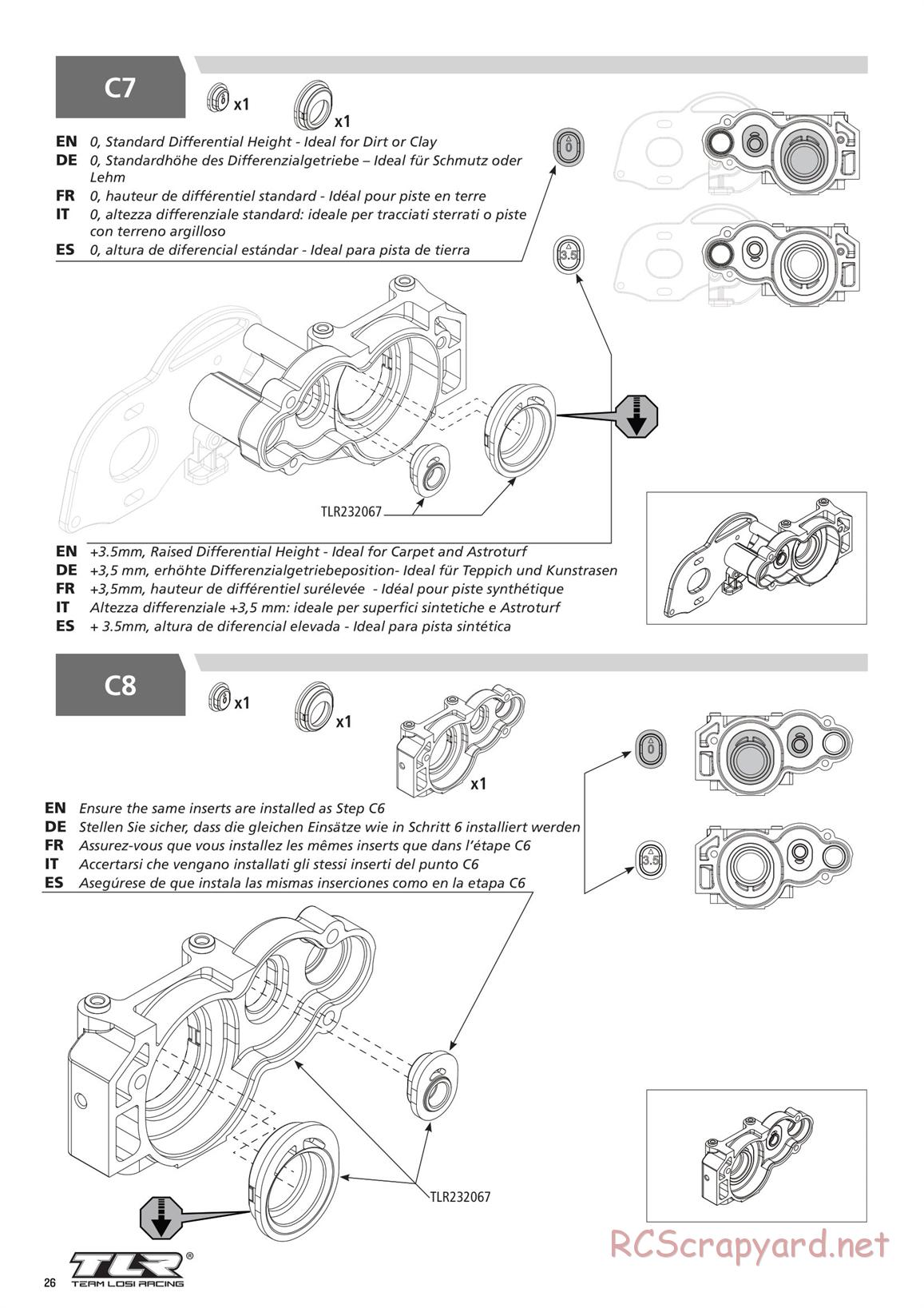 Team Losi - TLR 22 4.0 SR Race Spec - Manual - Page 26