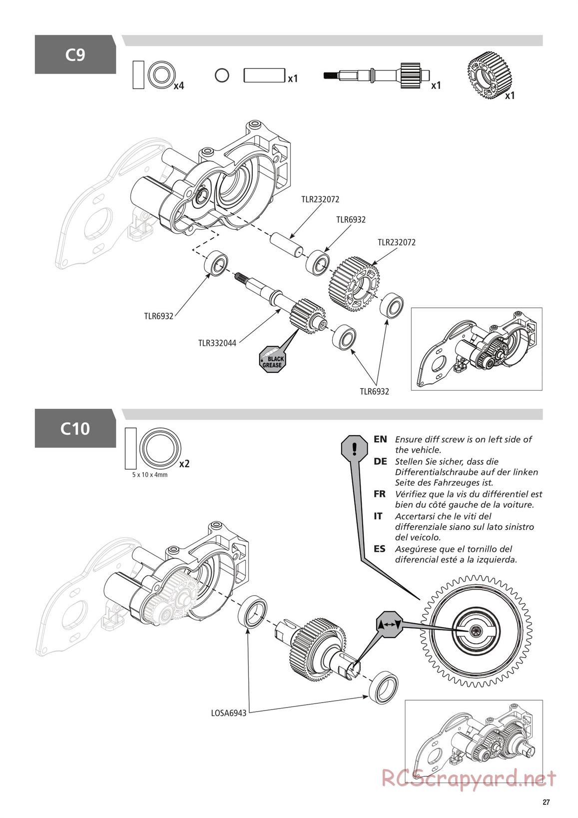 Team Losi - TLR 22 4.0 SR Race Spec - Manual - Page 27