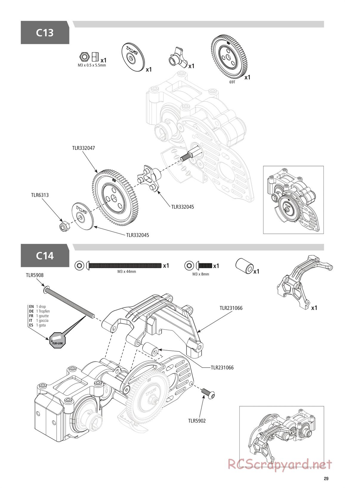 Team Losi - TLR 22 4.0 SR Race Spec - Manual - Page 29