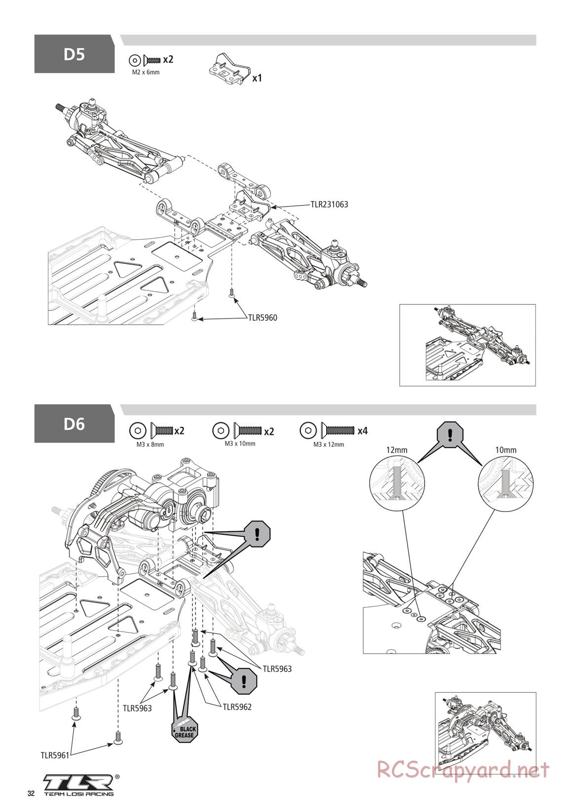 Team Losi - TLR 22 4.0 SR Race Spec - Manual - Page 32