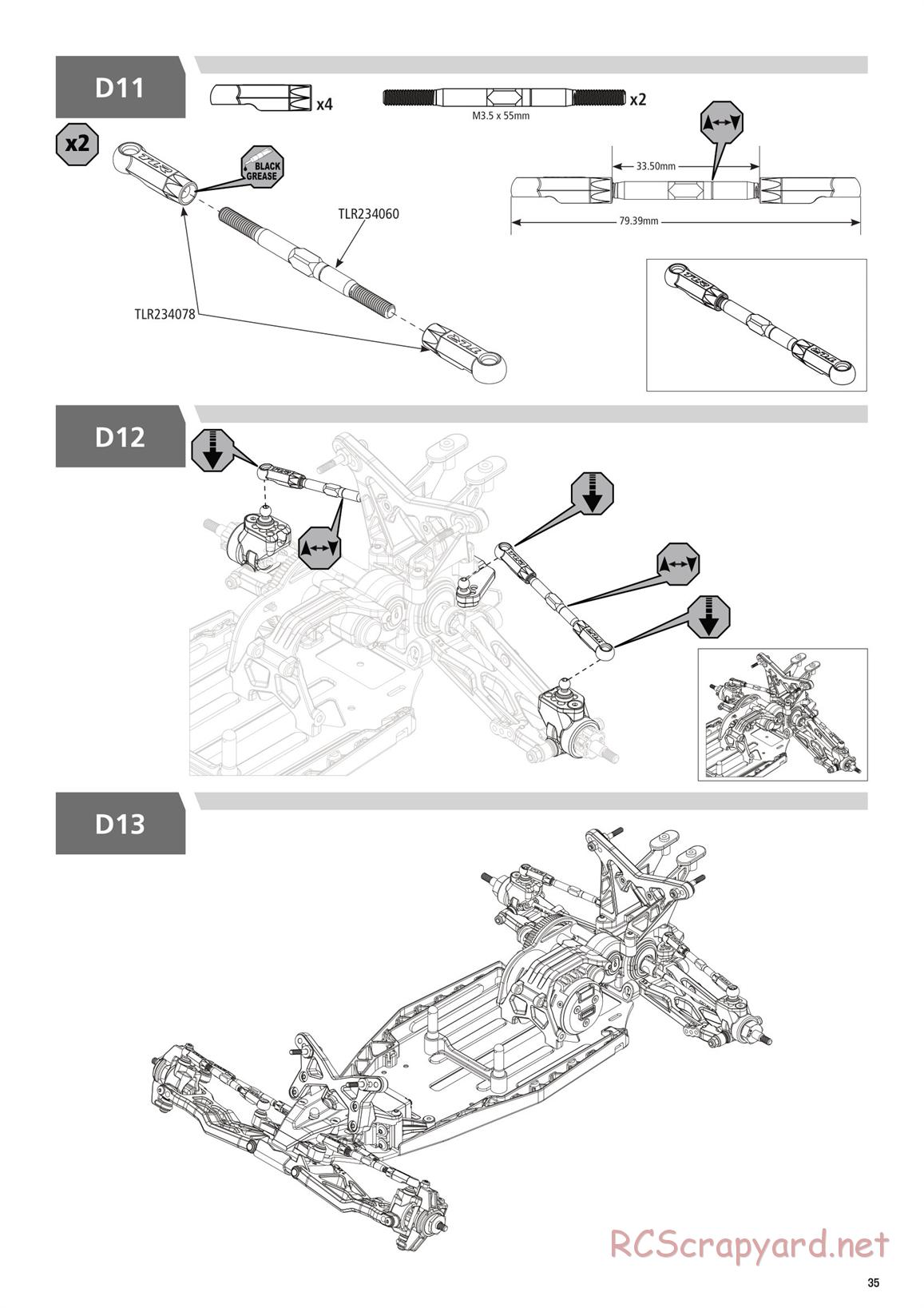 Team Losi - TLR 22 4.0 SR Race Spec - Manual - Page 35