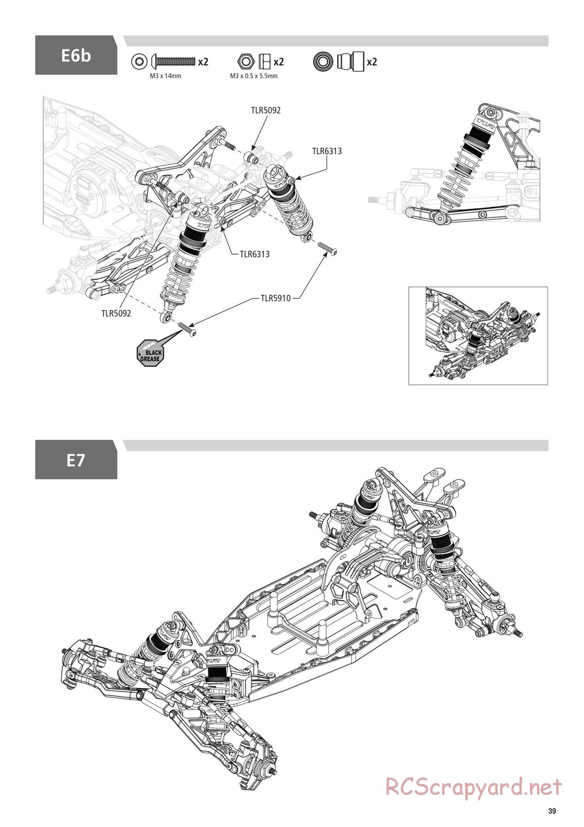 Team Losi - TLR 22 4.0 SR Race Spec - Manual - Page 39