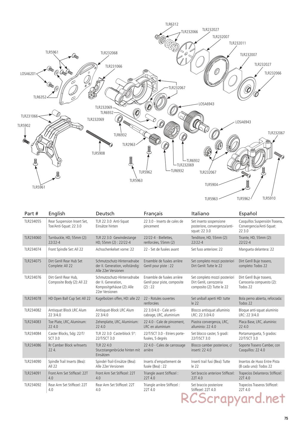Team Losi - 22T 4.0 Race - Manual - Page 6