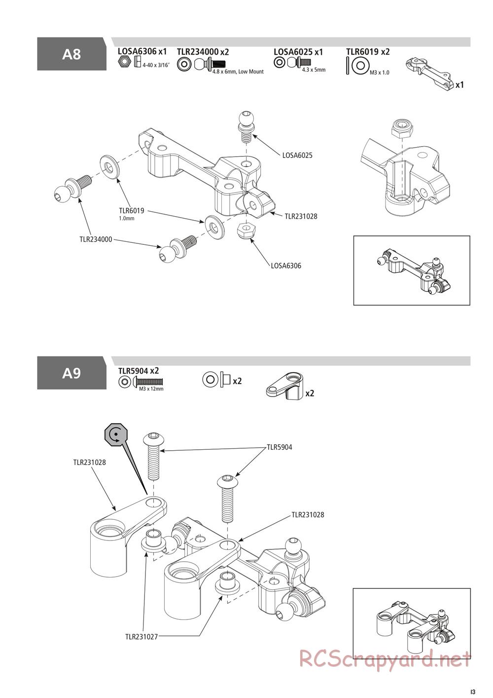 Team Losi - 22T 4.0 Race - Manual - Page 13