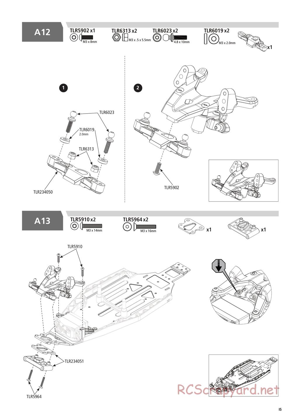 Team Losi - 22T 4.0 Race - Manual - Page 15