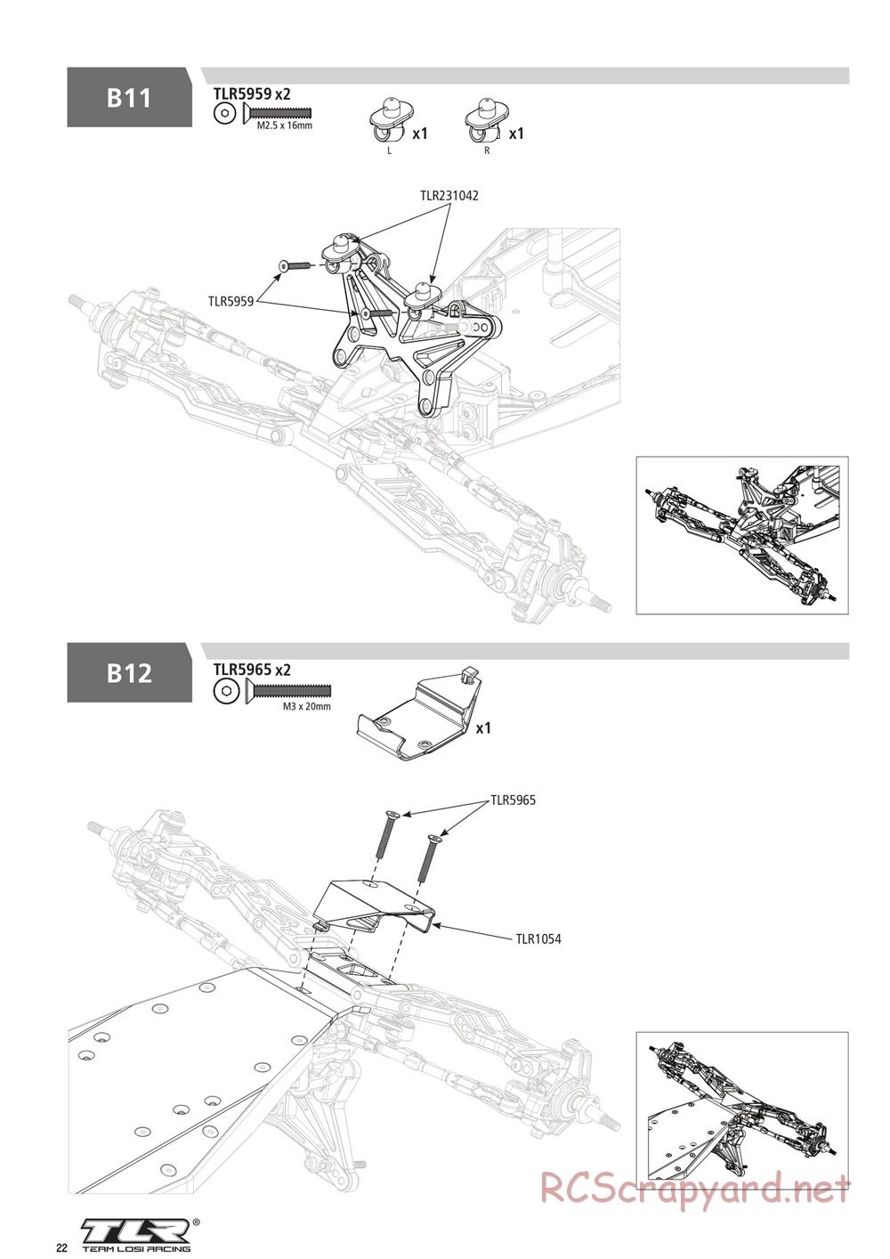 Team Losi - 22T 4.0 Race - Manual - Page 22