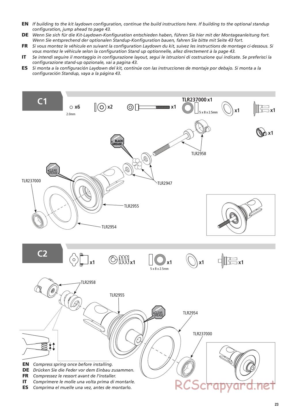 Team Losi - 22T 4.0 Race - Manual - Page 23