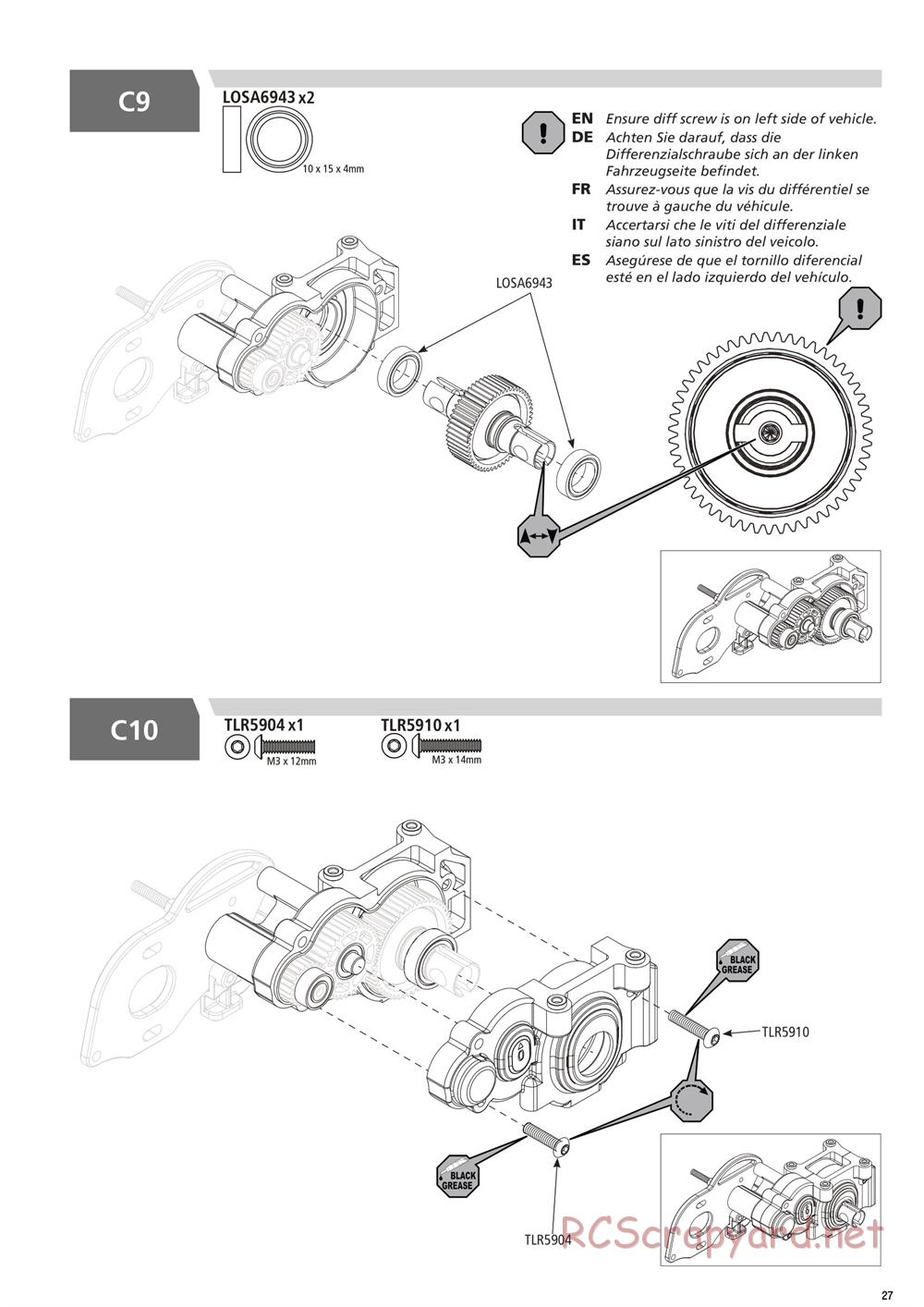 Team Losi - 22T 4.0 Race - Manual - Page 27