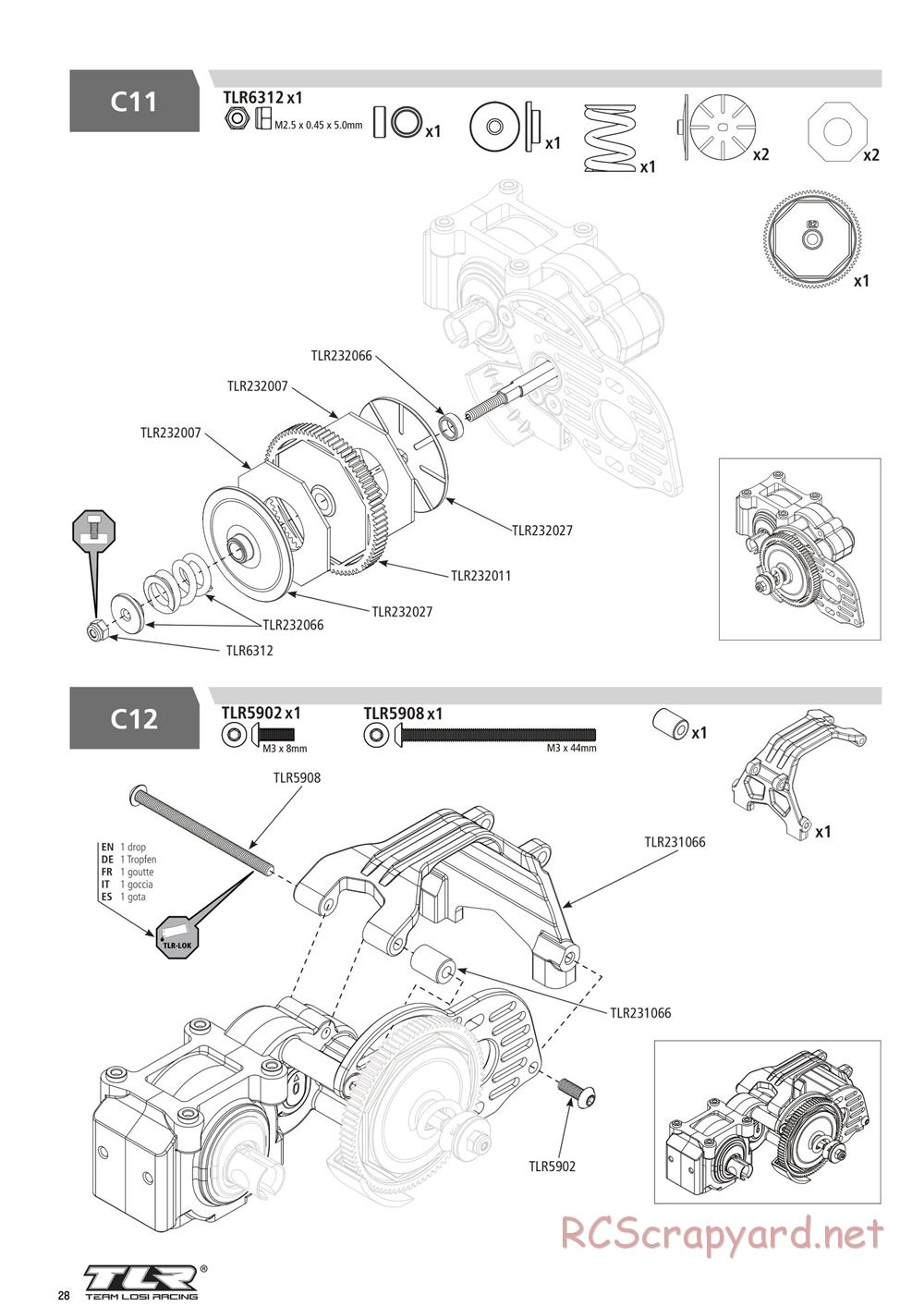 Team Losi - 22T 4.0 Race - Manual - Page 28