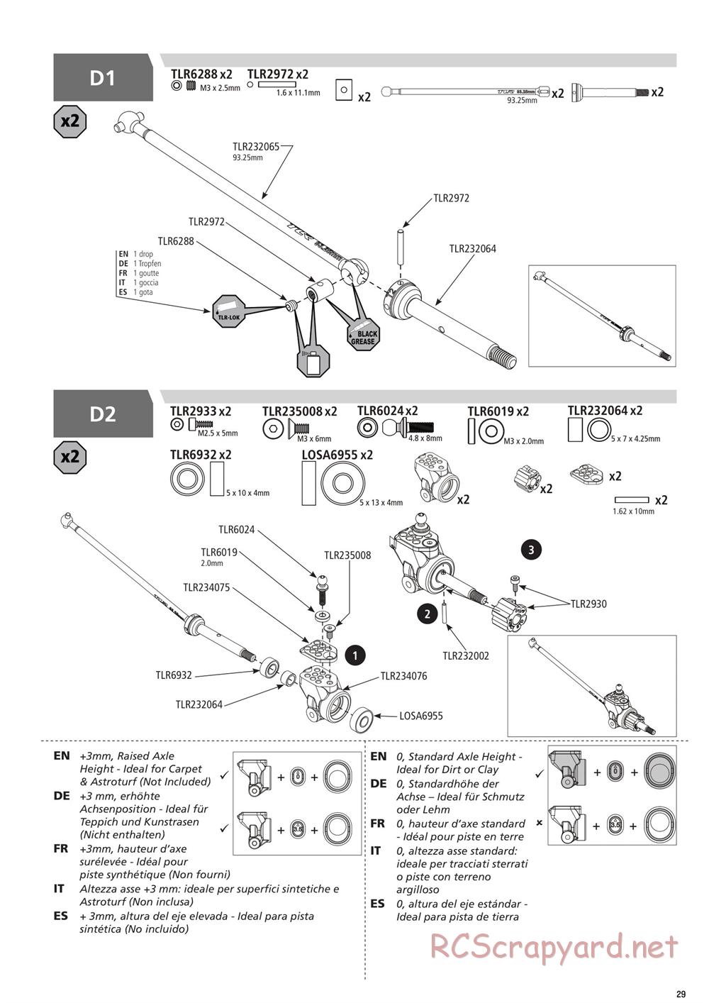 Team Losi - 22T 4.0 Race - Manual - Page 29