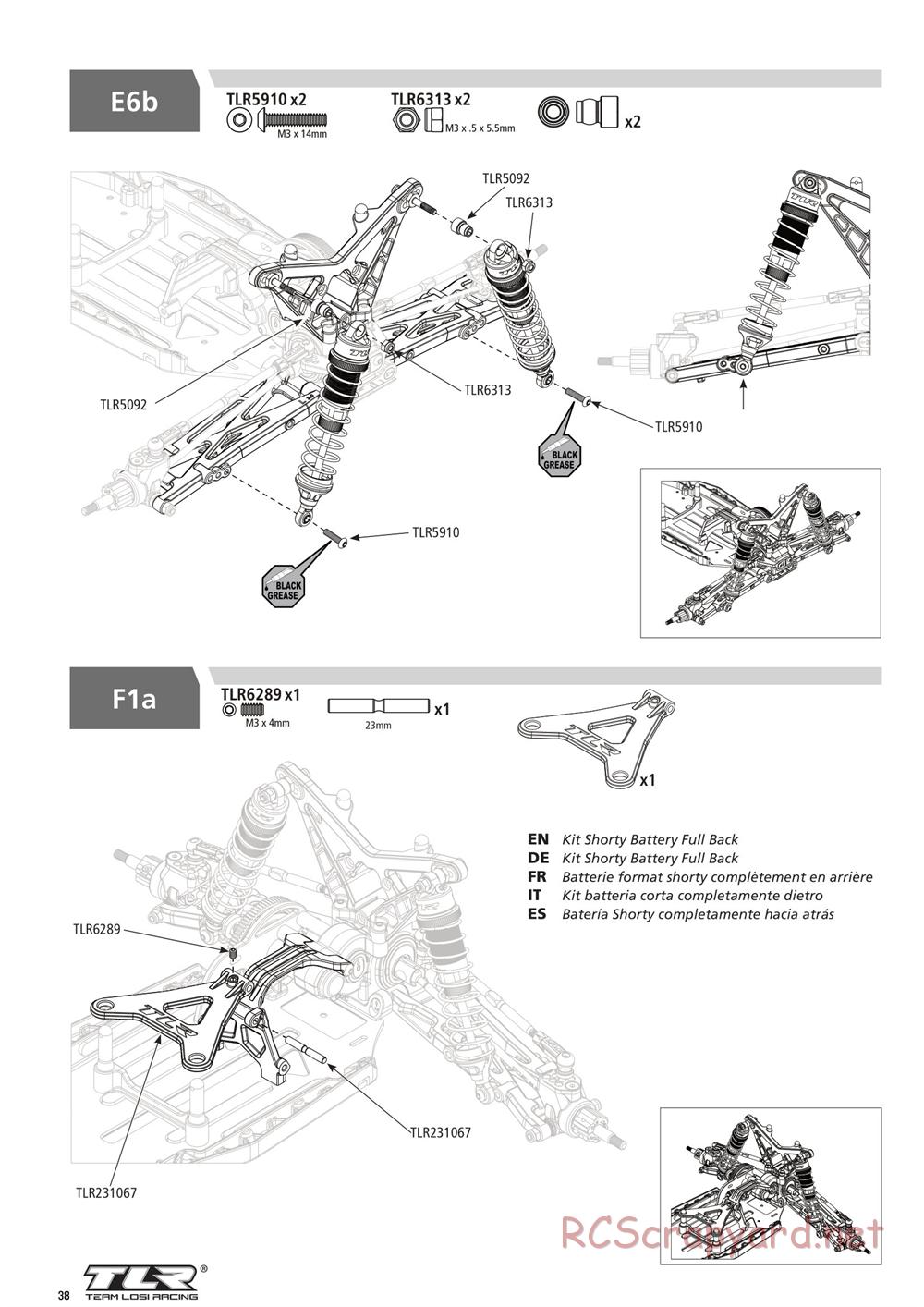 Team Losi - 22T 4.0 Race - Manual - Page 38