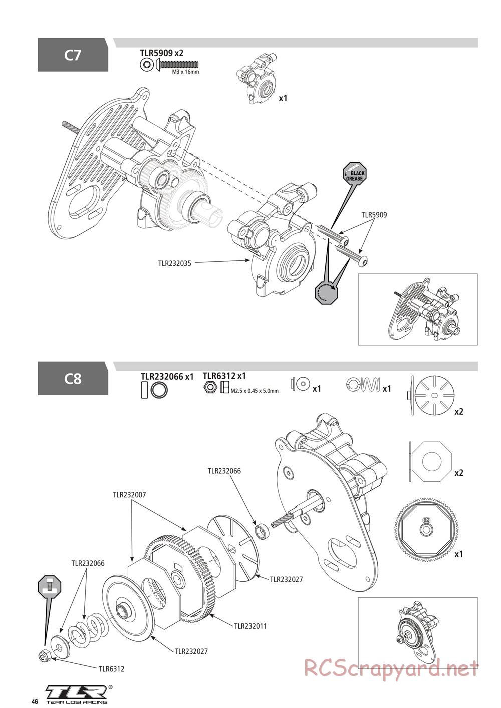 Team Losi - 22T 4.0 Race - Manual - Page 46