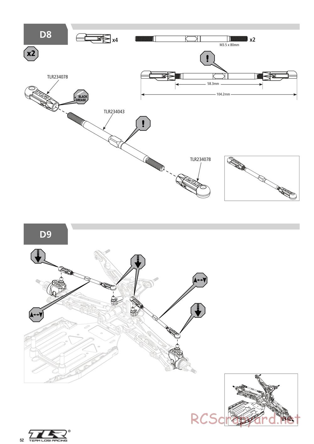 Team Losi - 22T 4.0 Race - Manual - Page 52