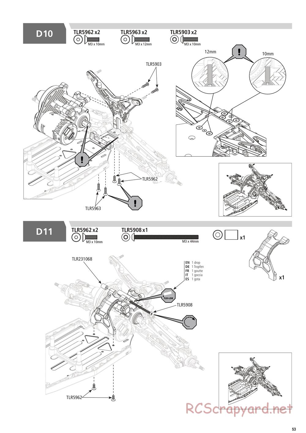 Team Losi - 22T 4.0 Race - Manual - Page 53