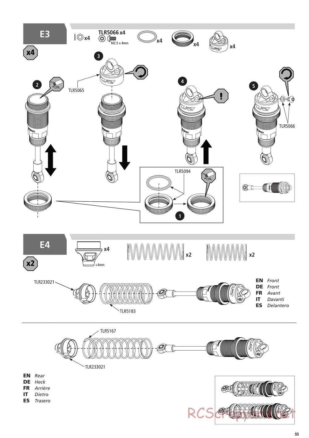 Team Losi - 22T 4.0 Race - Manual - Page 55