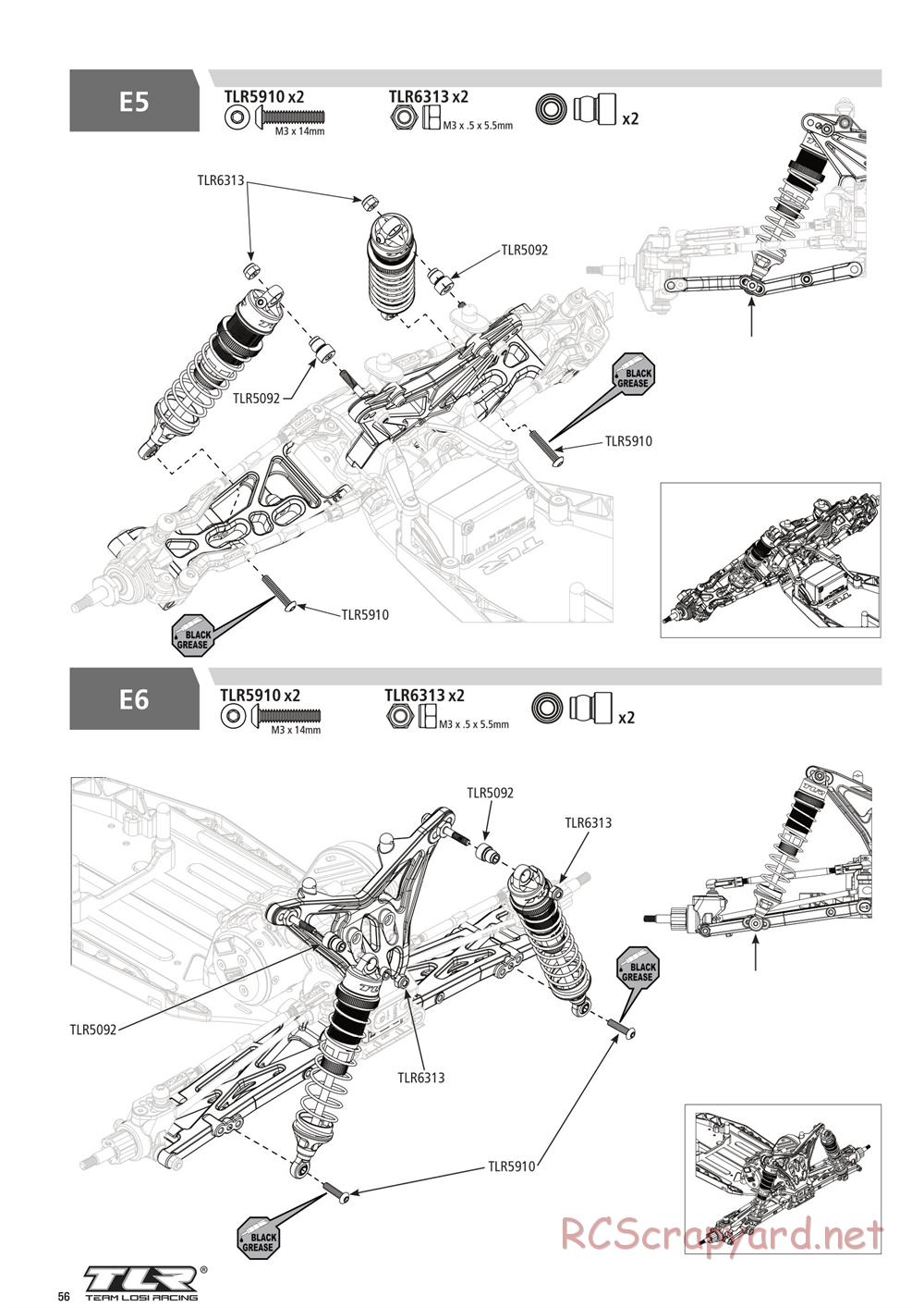 Team Losi - 22T 4.0 Race - Manual - Page 56