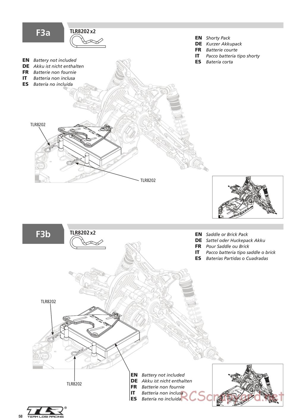 Team Losi - 22T 4.0 Race - Manual - Page 58