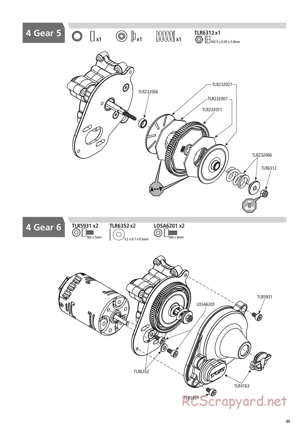 Team Losi - 22T 4.0 Race - Manual - Page 65