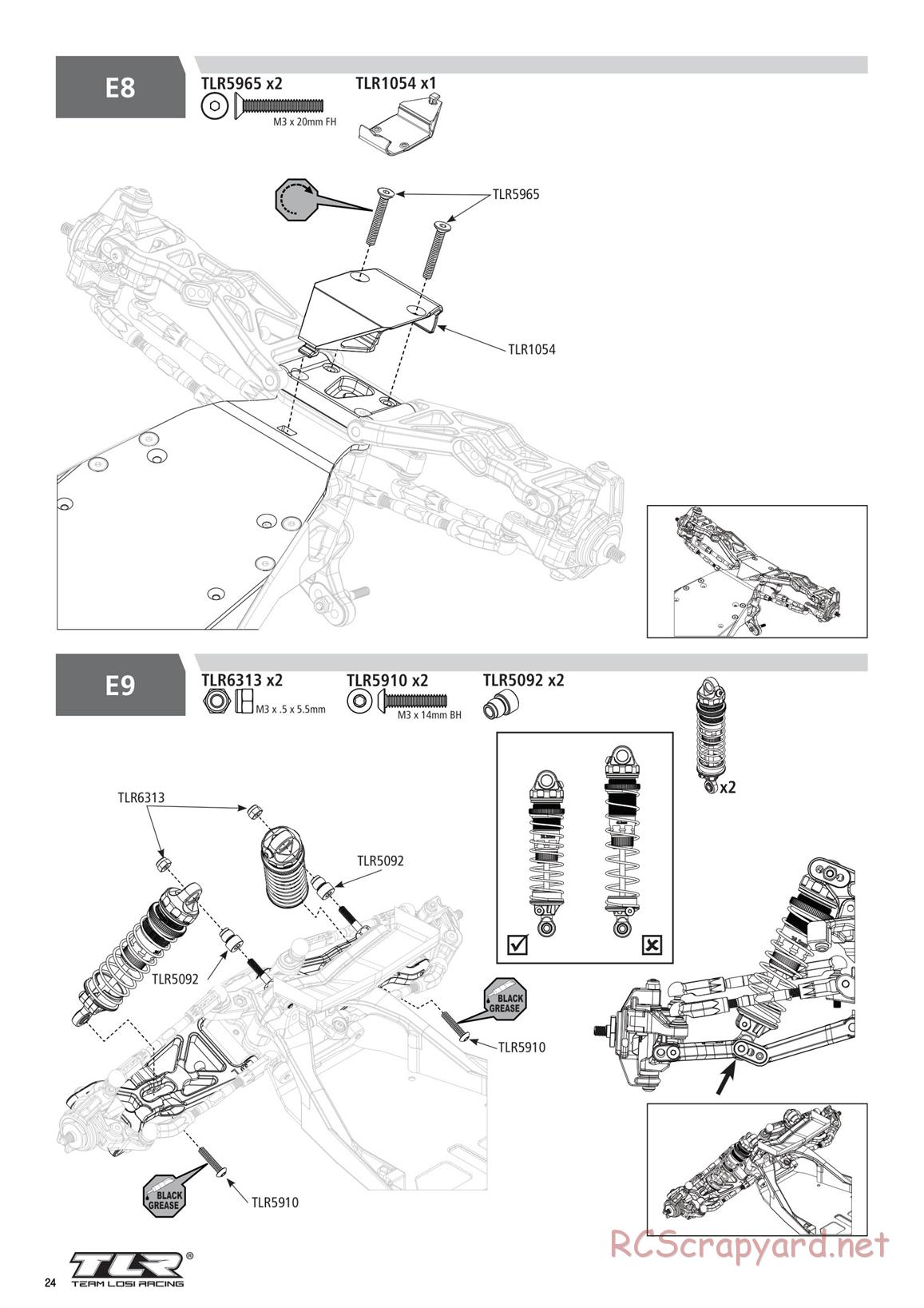 Team Losi - TLR 22 5.0 SR Race Spec - Manual - Page 24