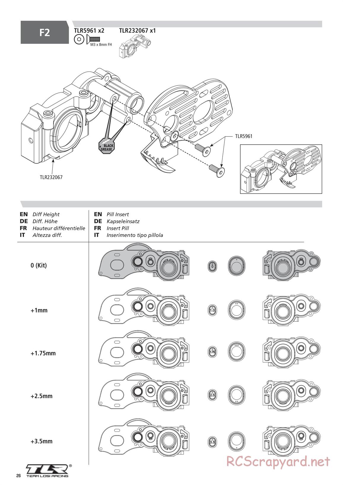 Team Losi - TLR 22 5.0 SR Race Spec - Manual - Page 26