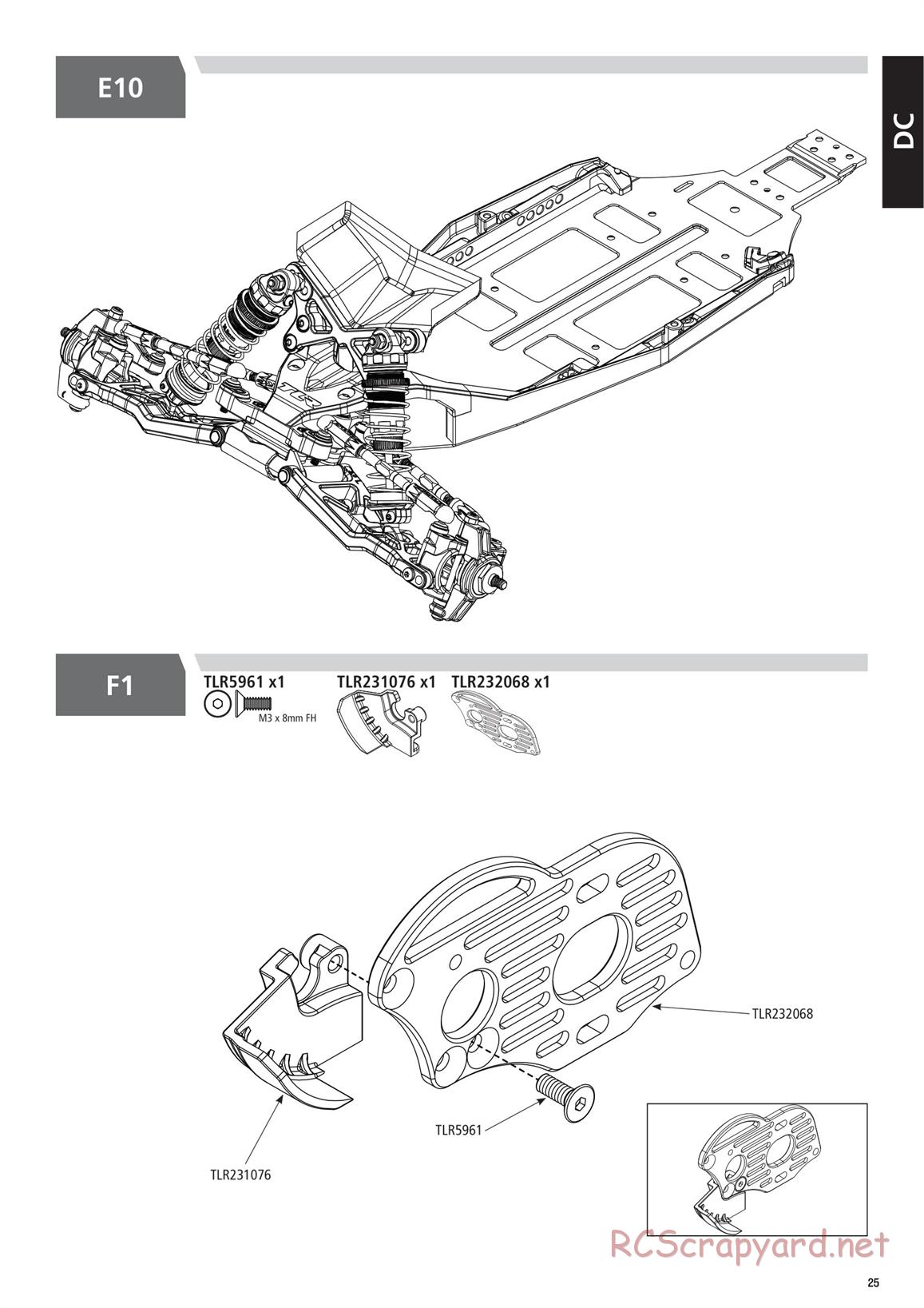 Team Losi - TLR 22 5.0 DC Race - Manual - Page 25