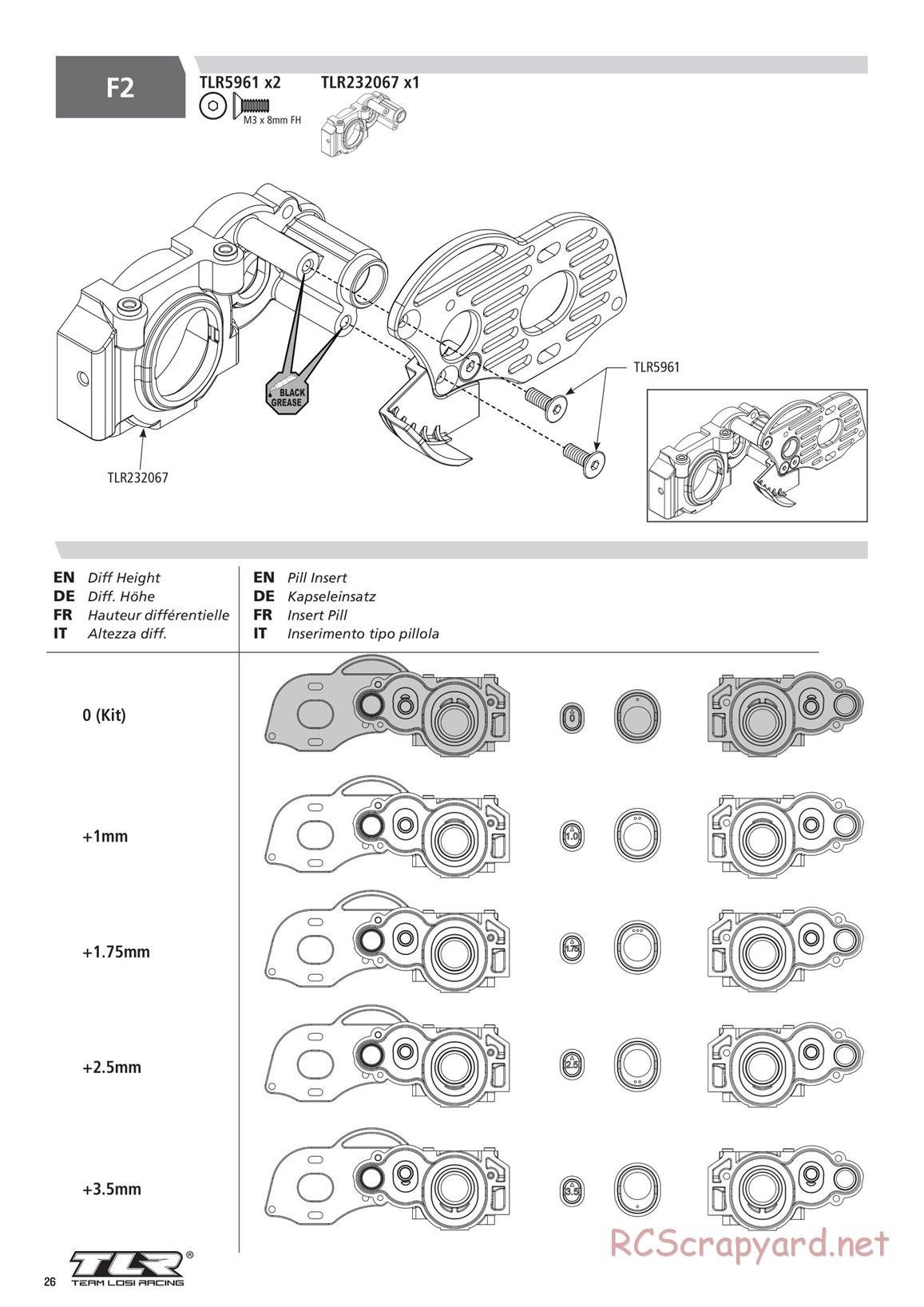 Team Losi - TLR 22 5.0 DC Race - Manual - Page 26