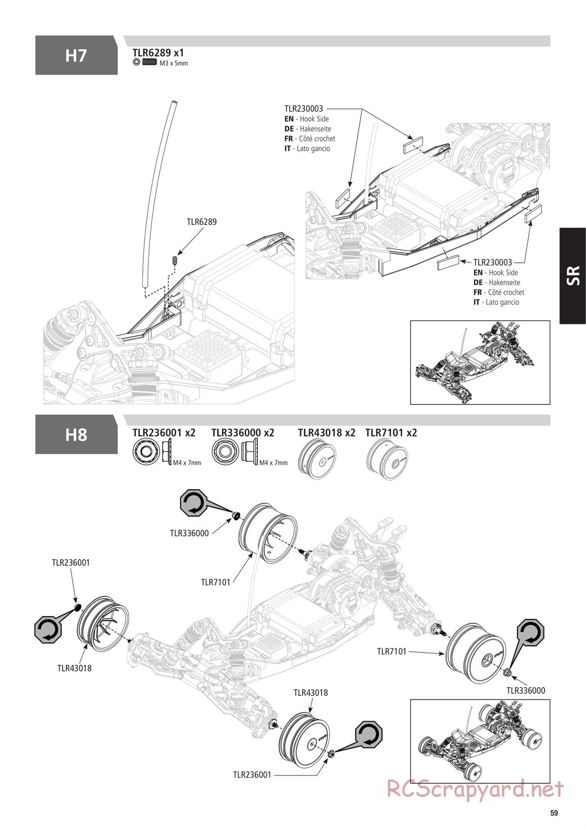 Team Losi - TLR 22 5.0 DC Race - Manual - Page 59