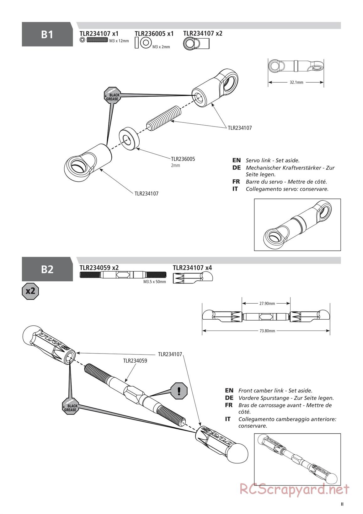 Team Losi - TLR 22 5.0 AC Race - Manual - Page 11