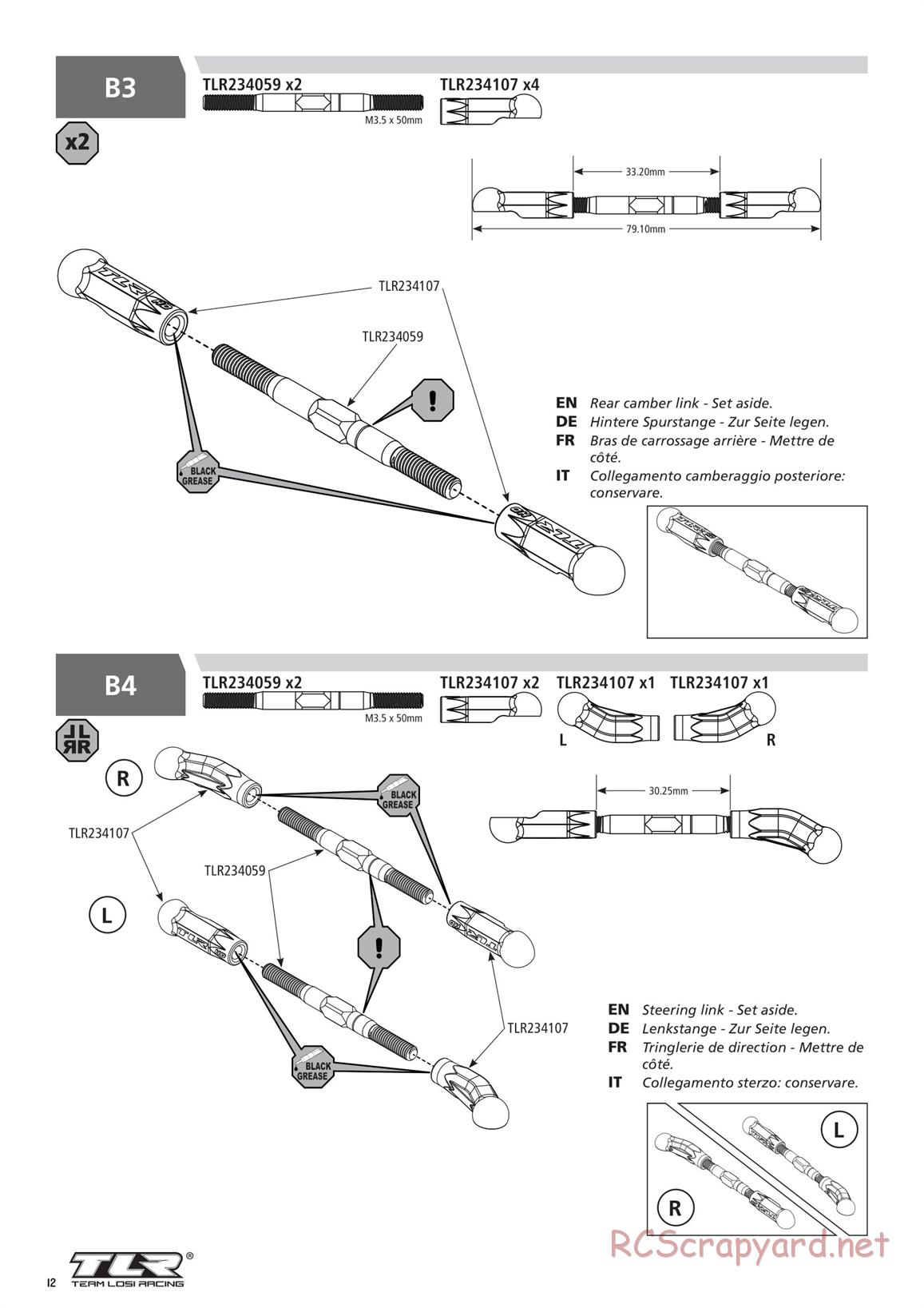 Team Losi - TLR 22 5.0 AC Race - Manual - Page 12