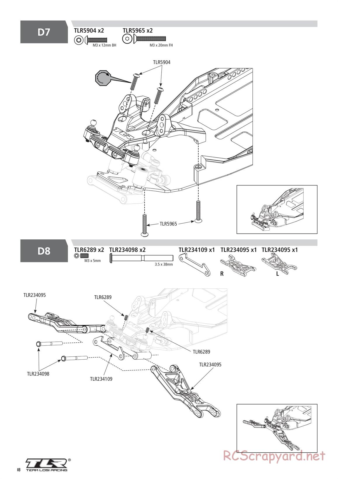 Team Losi - TLR 22 5.0 AC Race - Manual - Page 18