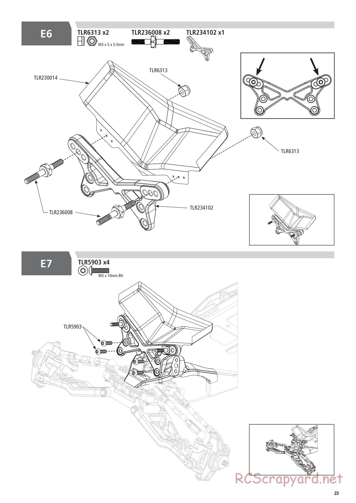 Team Losi - TLR 22 5.0 AC Race - Manual - Page 23