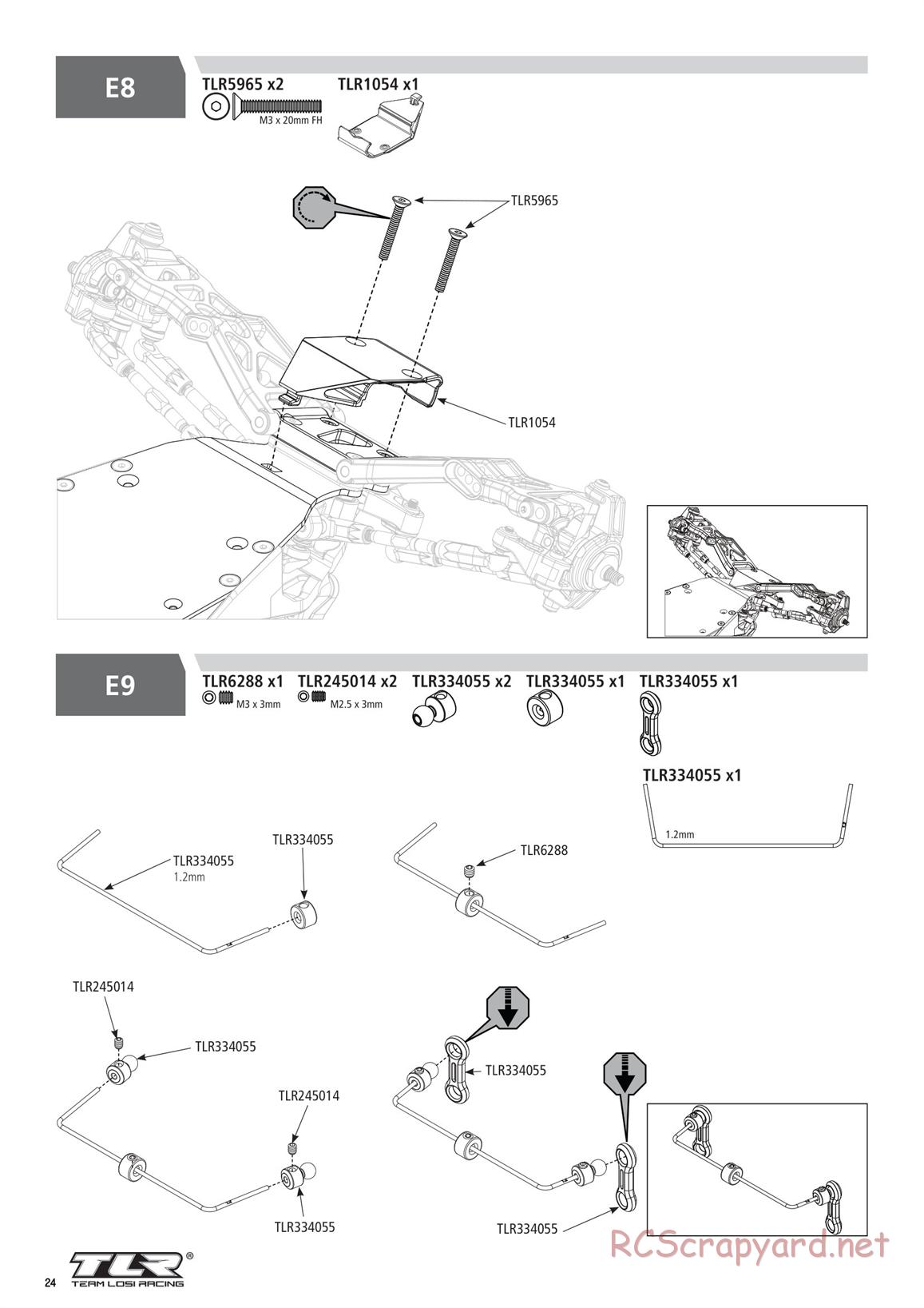 Team Losi - TLR 22 5.0 AC Race - Manual - Page 24