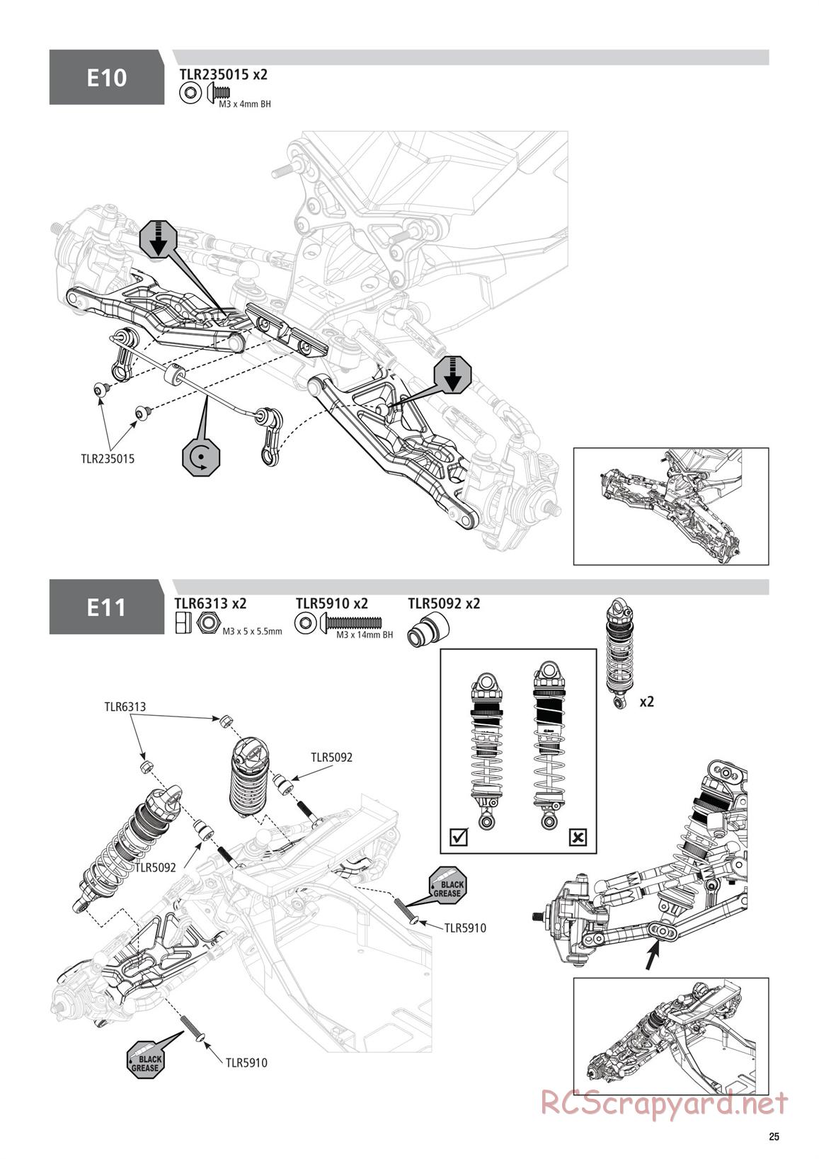 Team Losi - TLR 22 5.0 AC Race - Manual - Page 25
