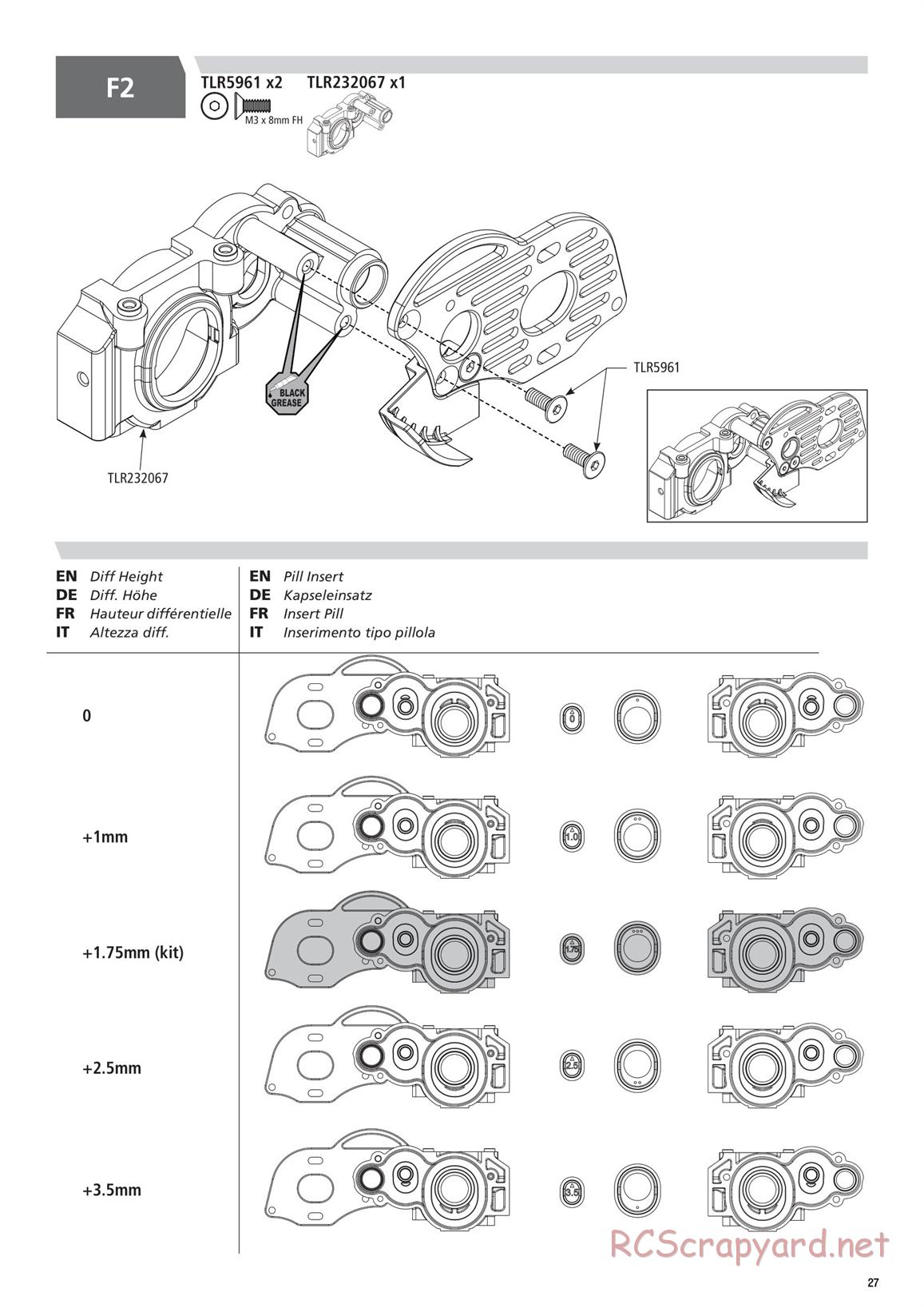 Team Losi - TLR 22 5.0 AC Race - Manual - Page 27