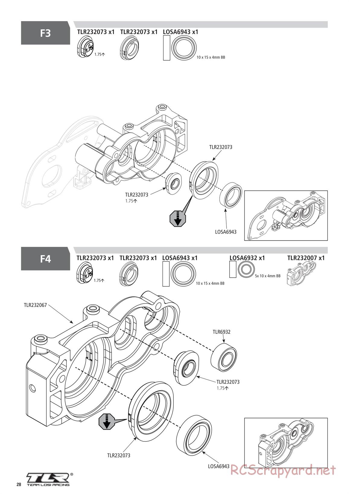 Team Losi - TLR 22 5.0 AC Race - Manual - Page 28