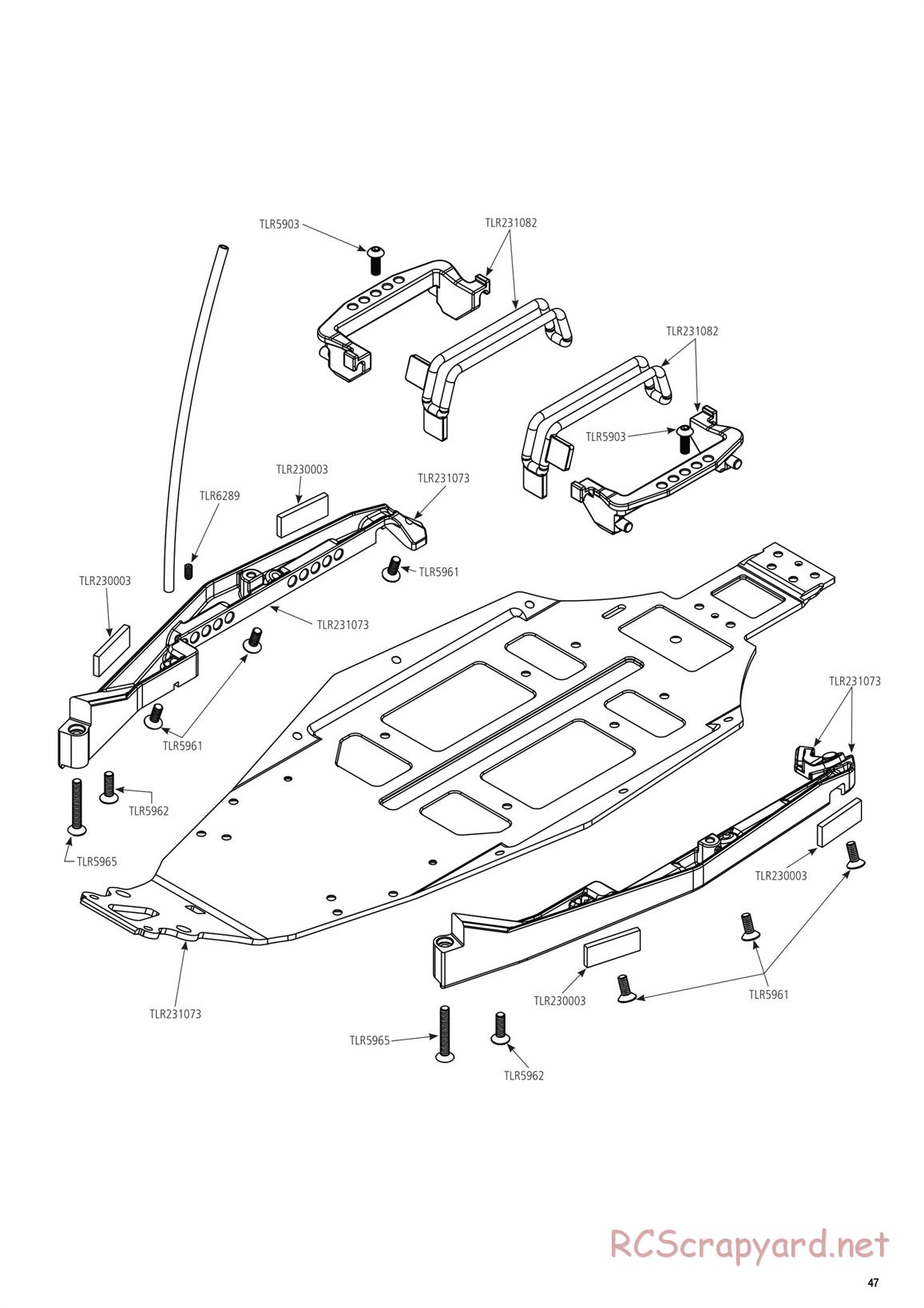 Team Losi - TLR 22 5.0 AC Race - Manual - Page 47