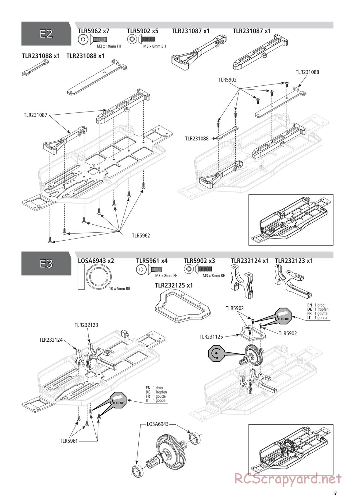 Team Losi - TLR 22X-4 Race - Manual - Page 17