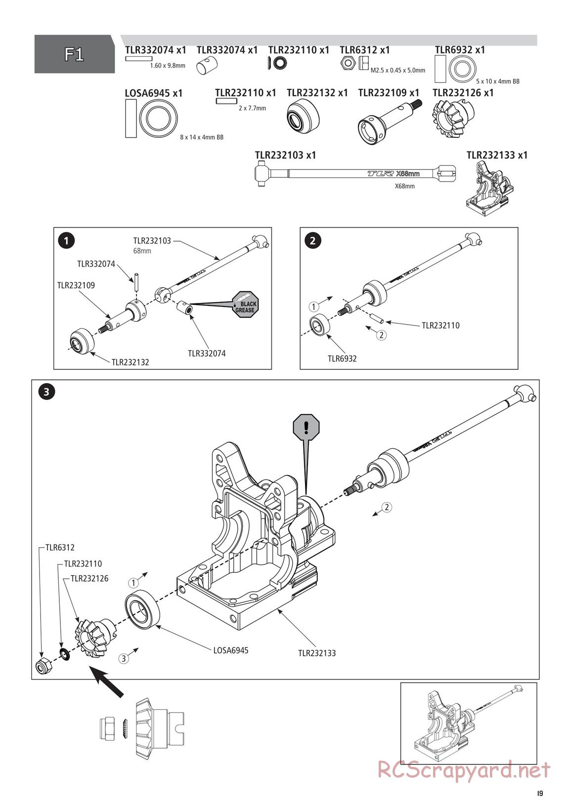 Team Losi - TLR 22X-4 Race - Manual - Page 19