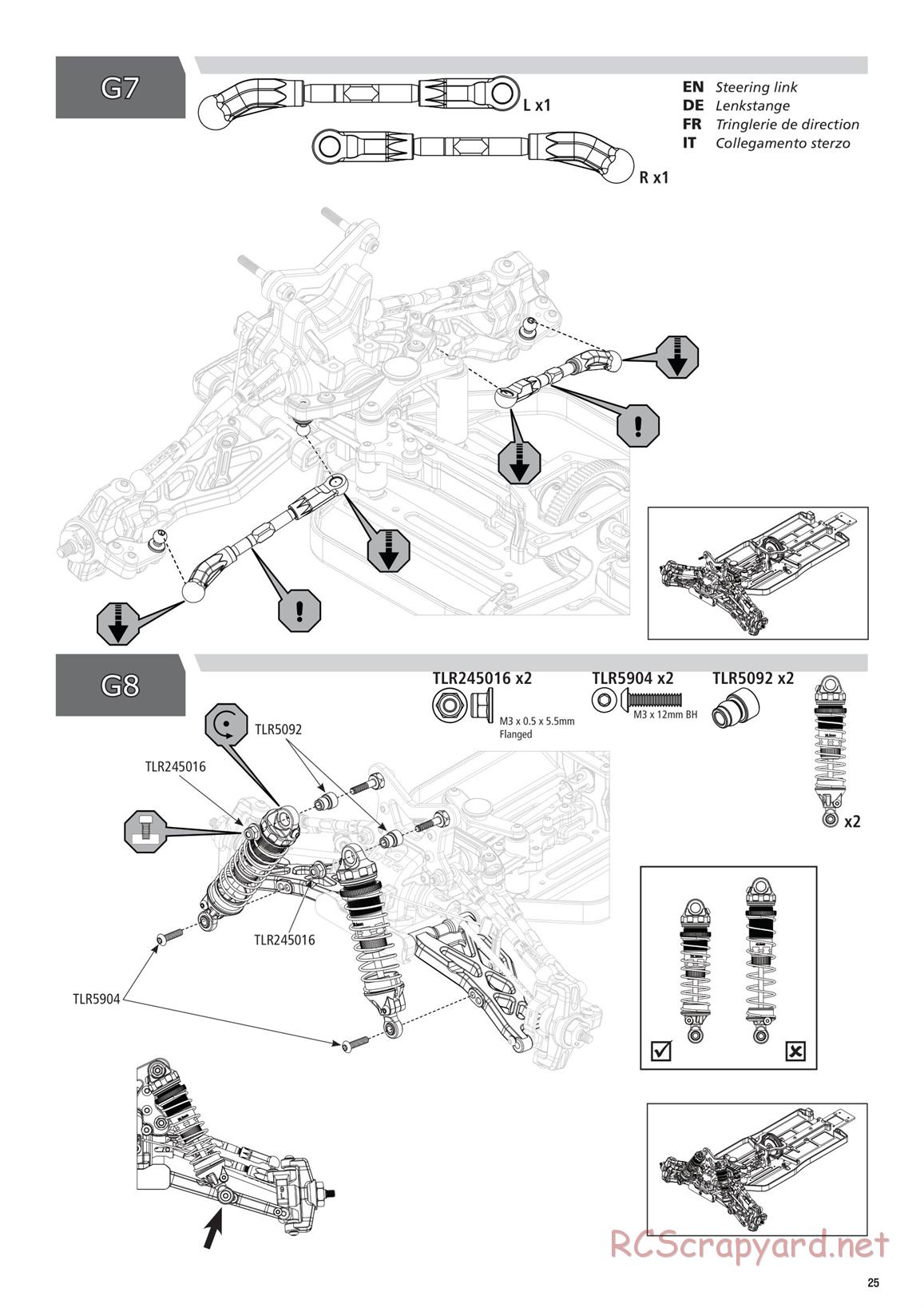 Team Losi - TLR 22X-4 Race - Manual - Page 25
