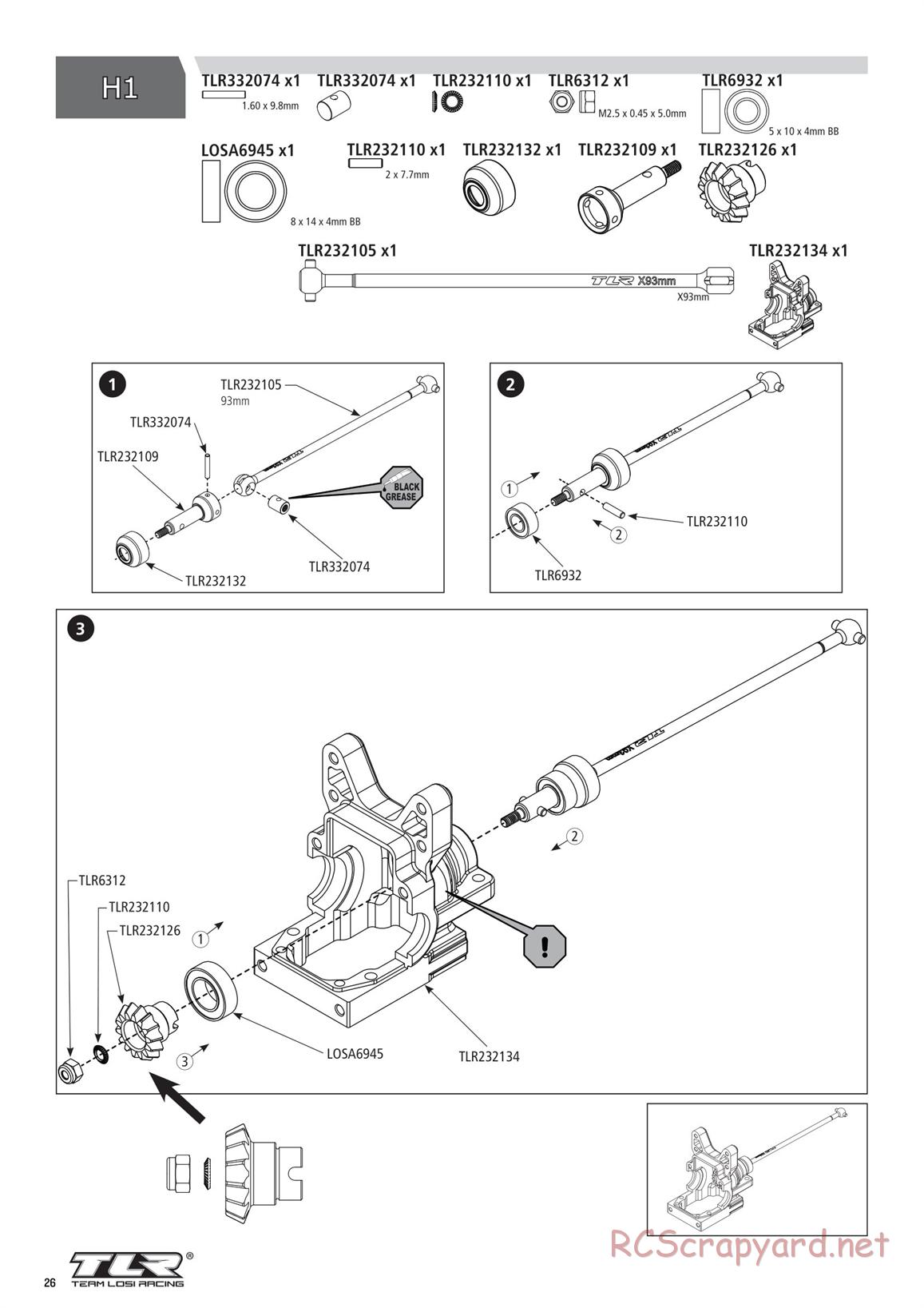 Team Losi - TLR 22X-4 Race - Manual - Page 26