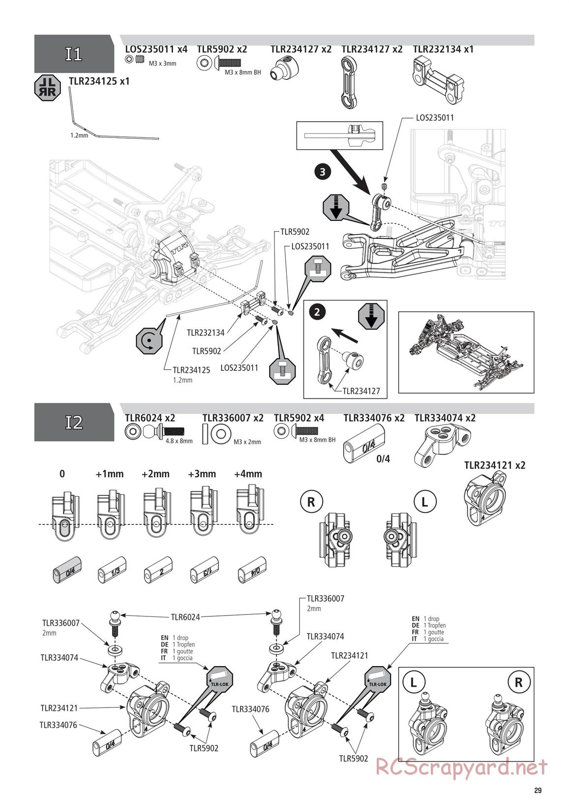 Team Losi - TLR 22X-4 Race - Manual - Page 29